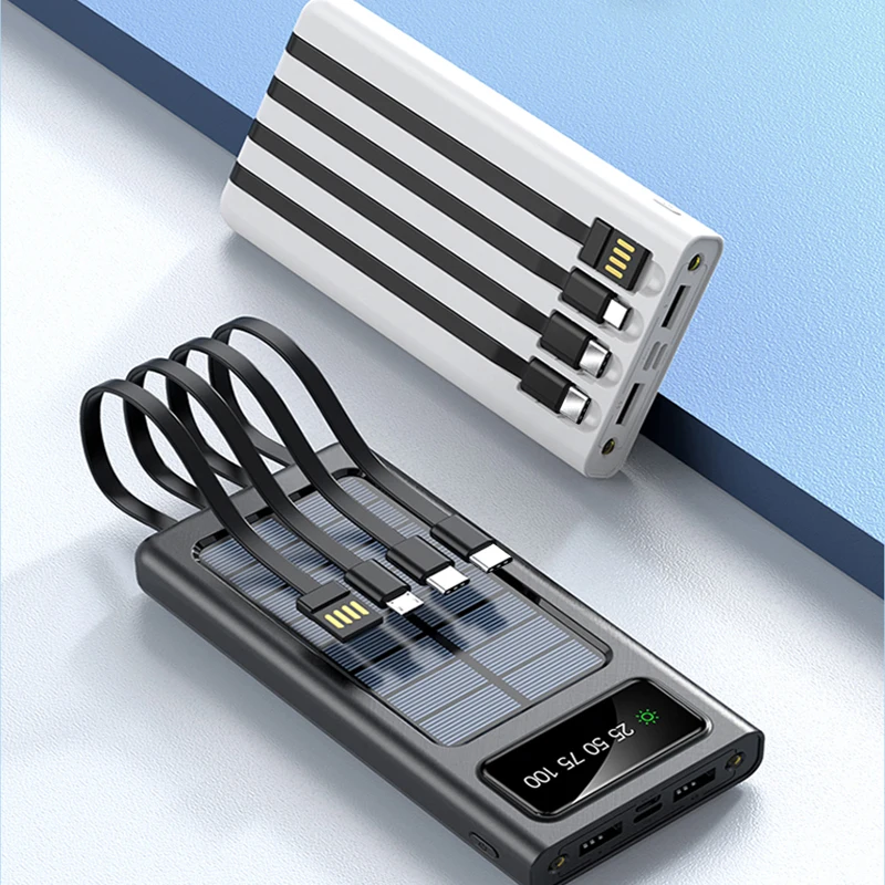 باور بانك بطاقة شمسية | Solar Wireless ☀️ Power Bank 20W Fast Charging