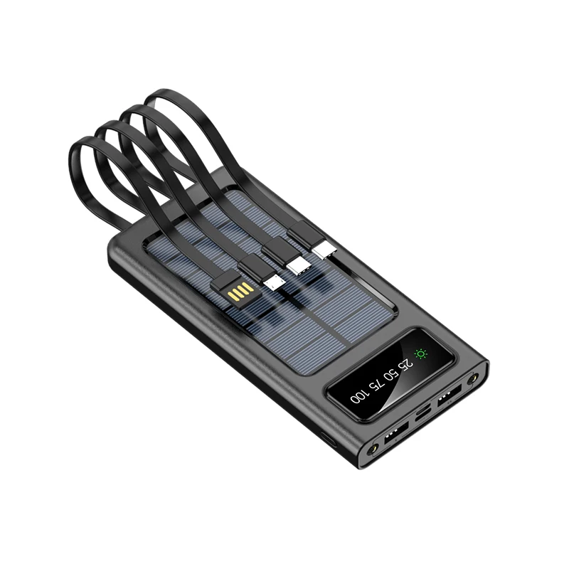 باور بانك بطاقة شمسية | Solar Wireless ☀️ Power Bank 20W Fast Charging