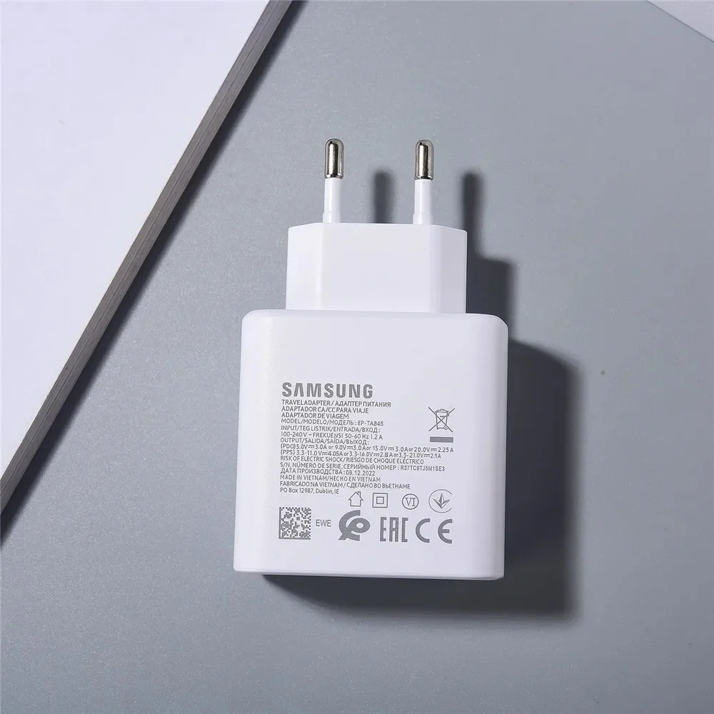 شاحن سامسونج عالي السرعة | Samsung Super Fast Charger 45W ⚡ GaN -Type-C