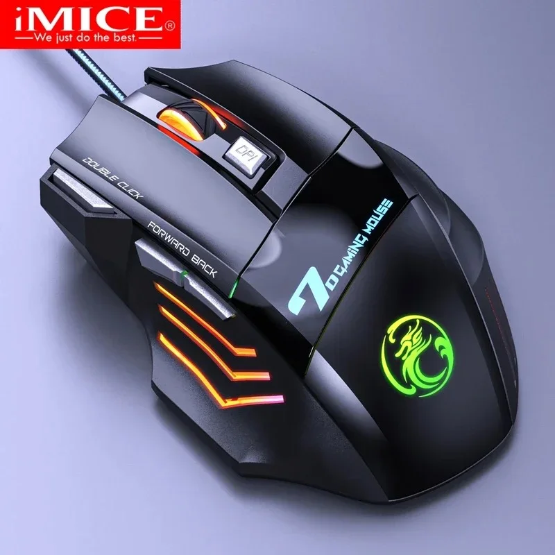 🔥 Gaming Mouse  | ماوس ألعاب سلكي 7 أزرار لأداء عالي ودقيق