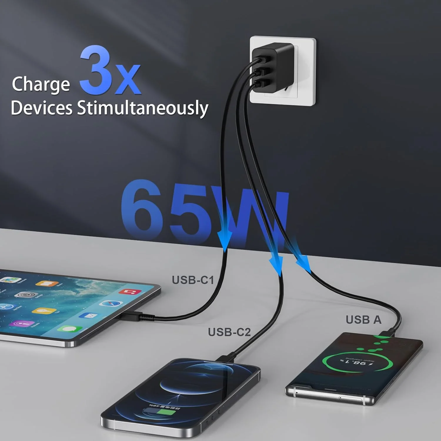 Samsung 65W Ultra Super Fast Charger | شاحن سامسونج أصلي ⚡فائق السرعة