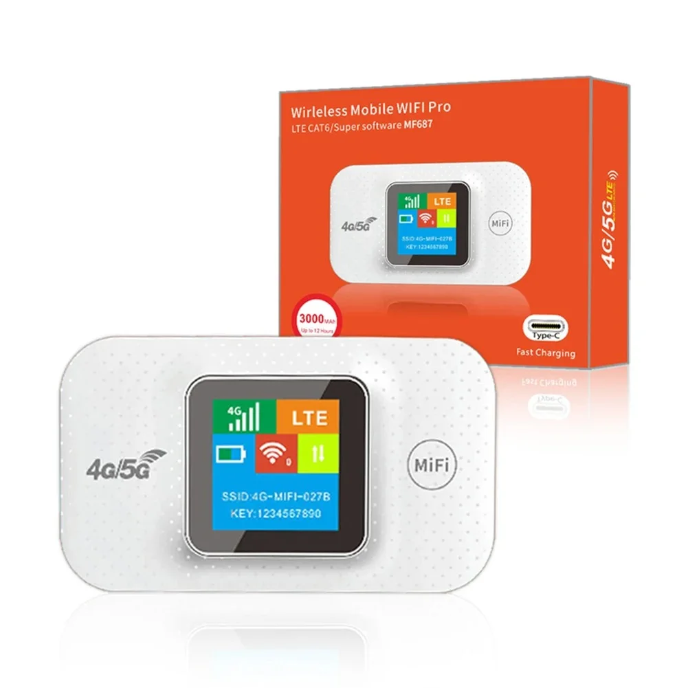 جهاز واي فاي محمول مدمج للمنزل والخارج | Portable WiFi Hotspot 4G LTE 📶