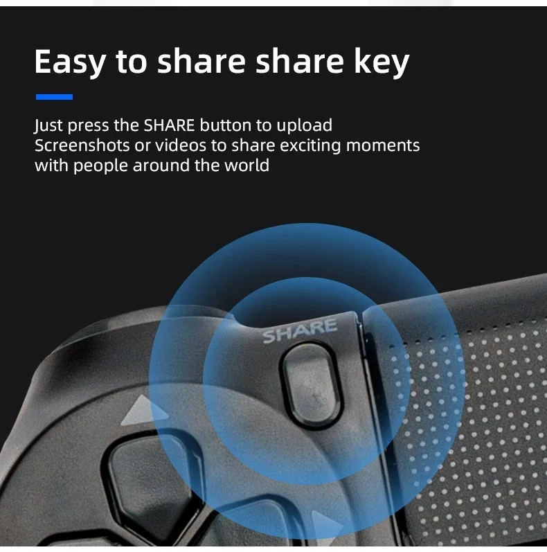 PS4 Wireless Gaming Controller 🎮 | يد تحكم لاسلكية 🕹️ PS4 لتجربة لعب سلسة ومريحة