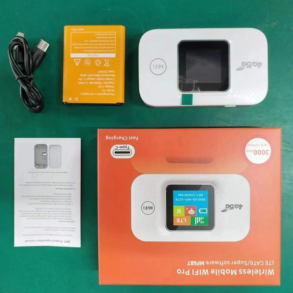 جهاز واي فاي محمول مدمج للمنزل والخارج | Portable WiFi Hotspot 4G LTE 📶