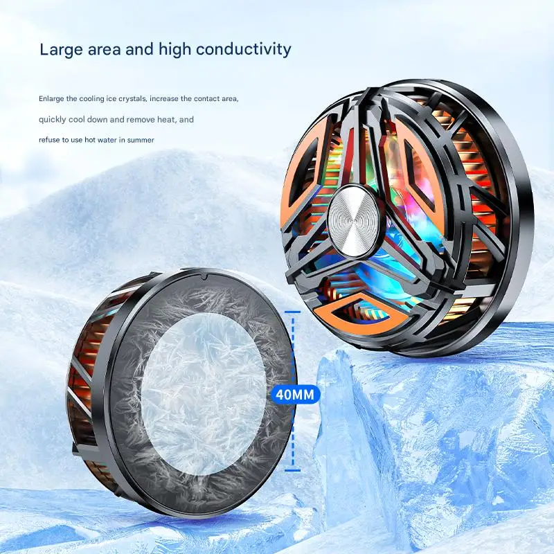 مبرد الهاتف GT31 | مع تبريد فائق وسريع  High-Power Fast Cooling Fan for Gaming