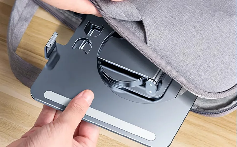 iPad & Tablet Stand 360° Adjustable 🔄 | حامل ألمنيوم قابل للطي