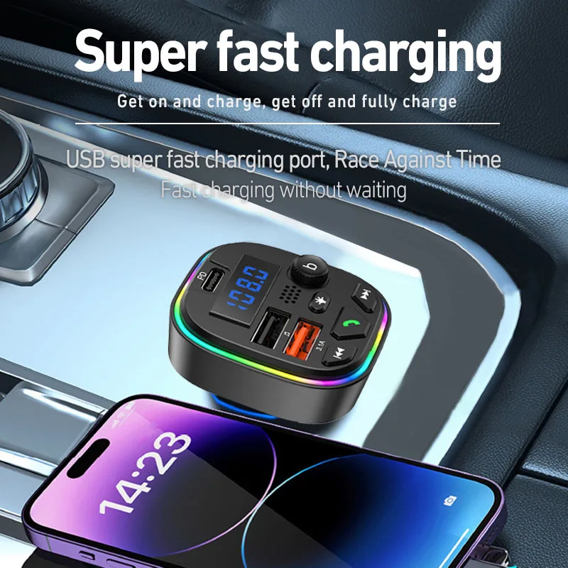 شاحن سيارة بقوة 20 واط مع منفذي شحن |  Dual Port Fast Car Charger 20w
