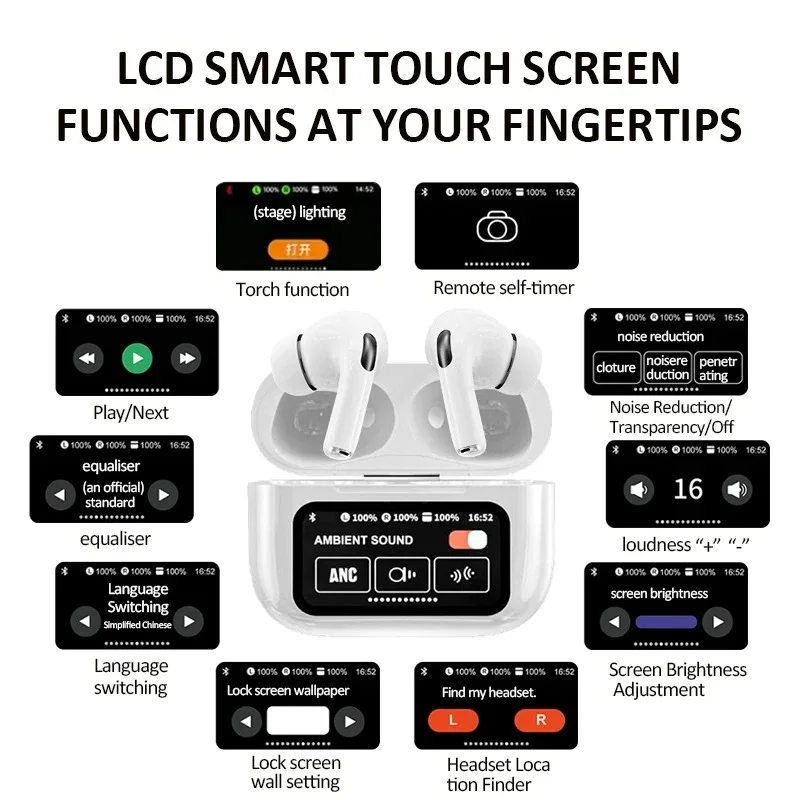 🎧 AirPods 2 Pro Bluetooth Earphones | سماعات لاسلكية بجودة عالية و صوت نقي