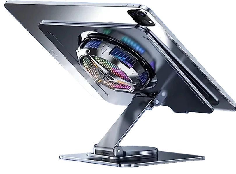 iPad & Tablet Stand 360° Adjustable 🔄 | حامل ألمنيوم قابل للطي