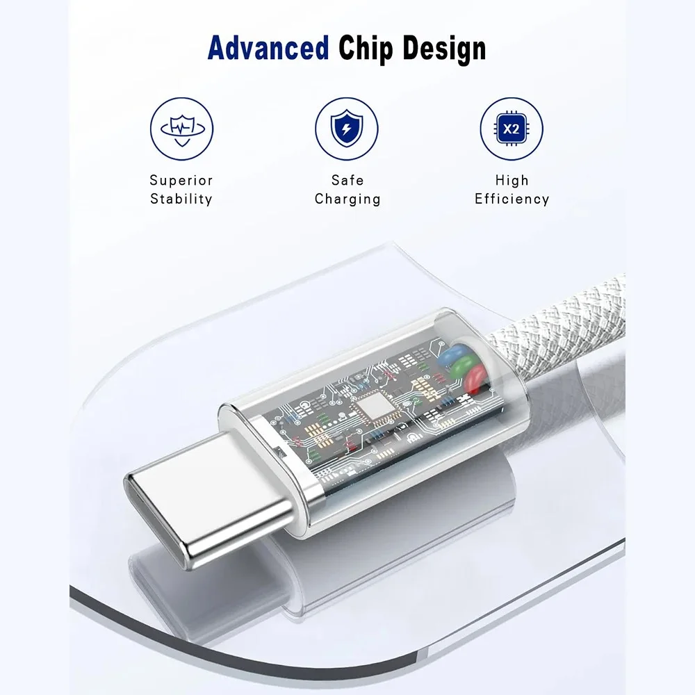 كابل شحن عالي السرعة ومتين | Cable Type-C 60W ⚡