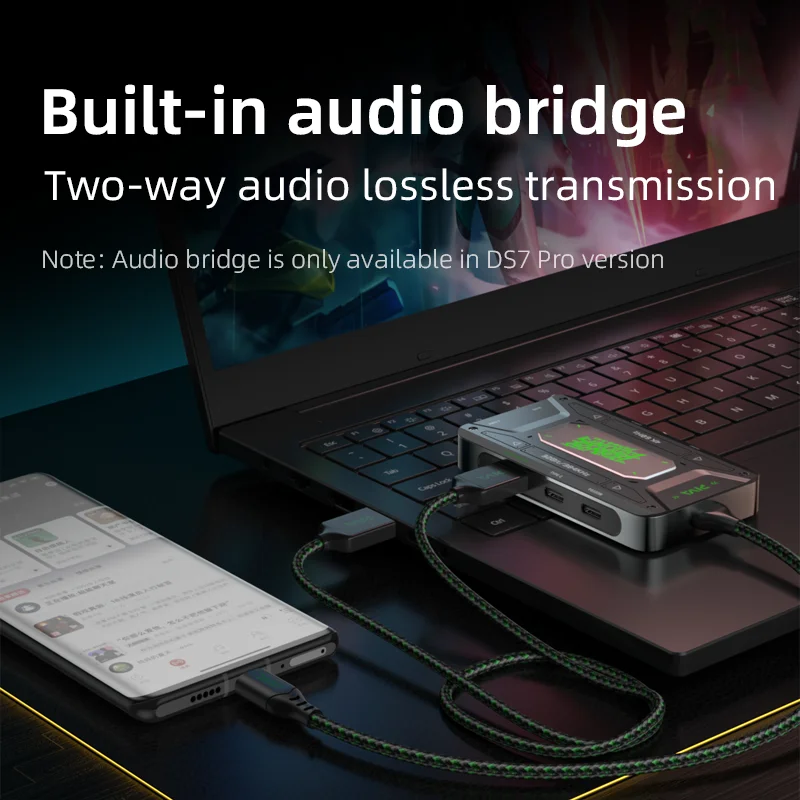 Piva DS7 7-in-1 Dock 🔌– Adapter محول 7 في 1 متعدد المنافذ لجميع أجهزة الكمبيوتر والهاتف