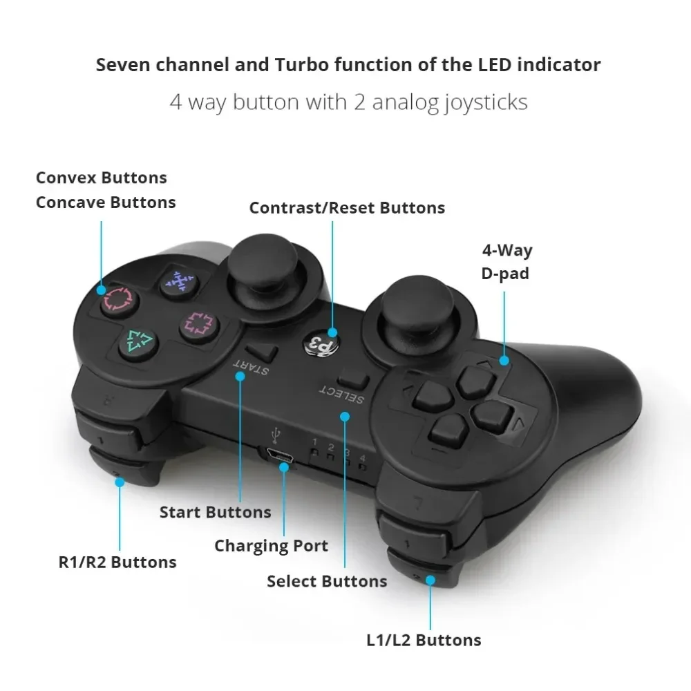 🎮 PS3 Wireless Gamepad | يد تحكم بلايستيشن 3 بلوتوث