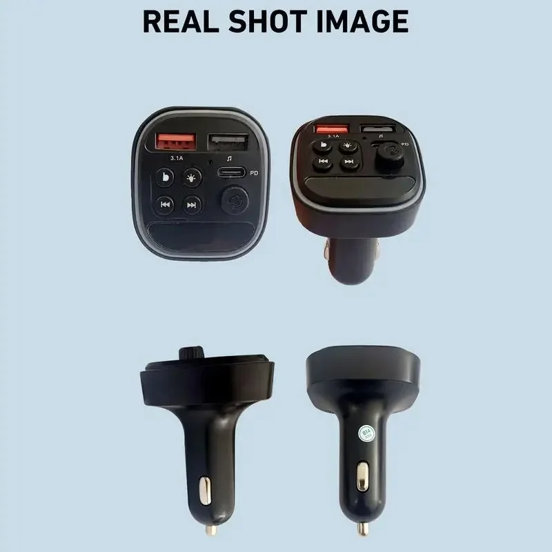 جهاز بث لاسلكي للسيارة | Wireless Car FM Transmitter 🚗🔌