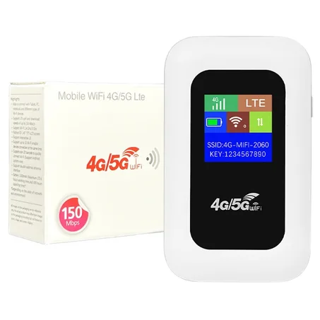 جهاز واي فاي محمول للمنزل والسفر | Portable 4G/5G Mobile WiFi Router 150Mbps 🔋