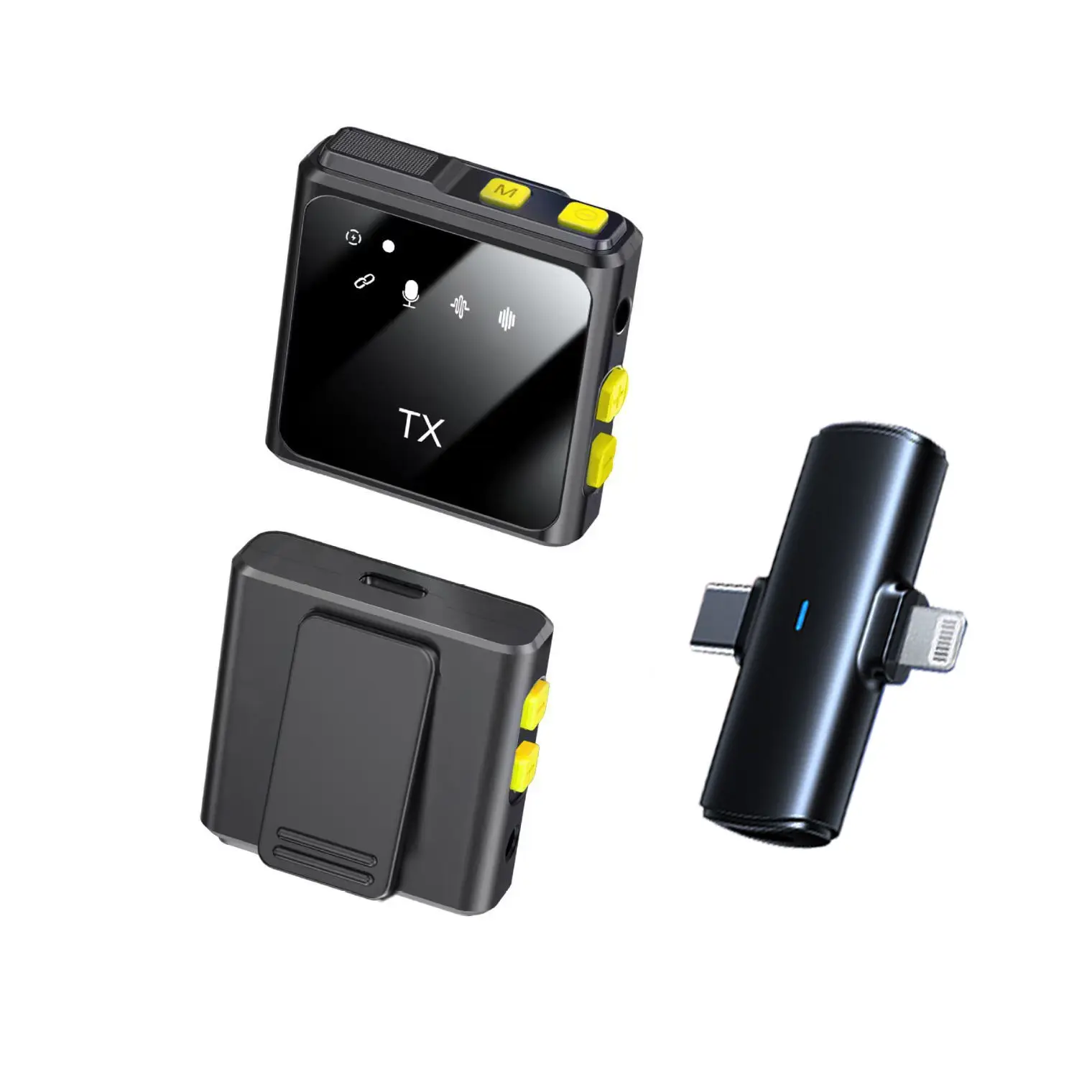 🎙️ R8 Wireless Microphone | ميكروفون تسجيل صوت احترافي للهاتف والكاميرا