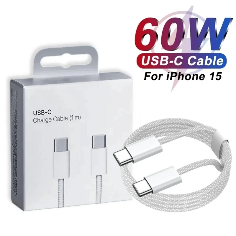 كابل شحن عالي السرعة ومتين | Cable Type-C 60W ⚡