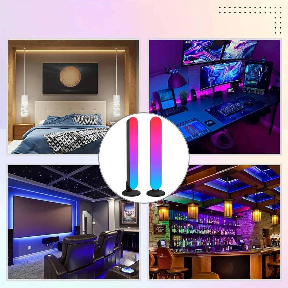 Ambient RGB Light Bar – ✨💡إضاءة  للديكور المكتبي أو المنزلي