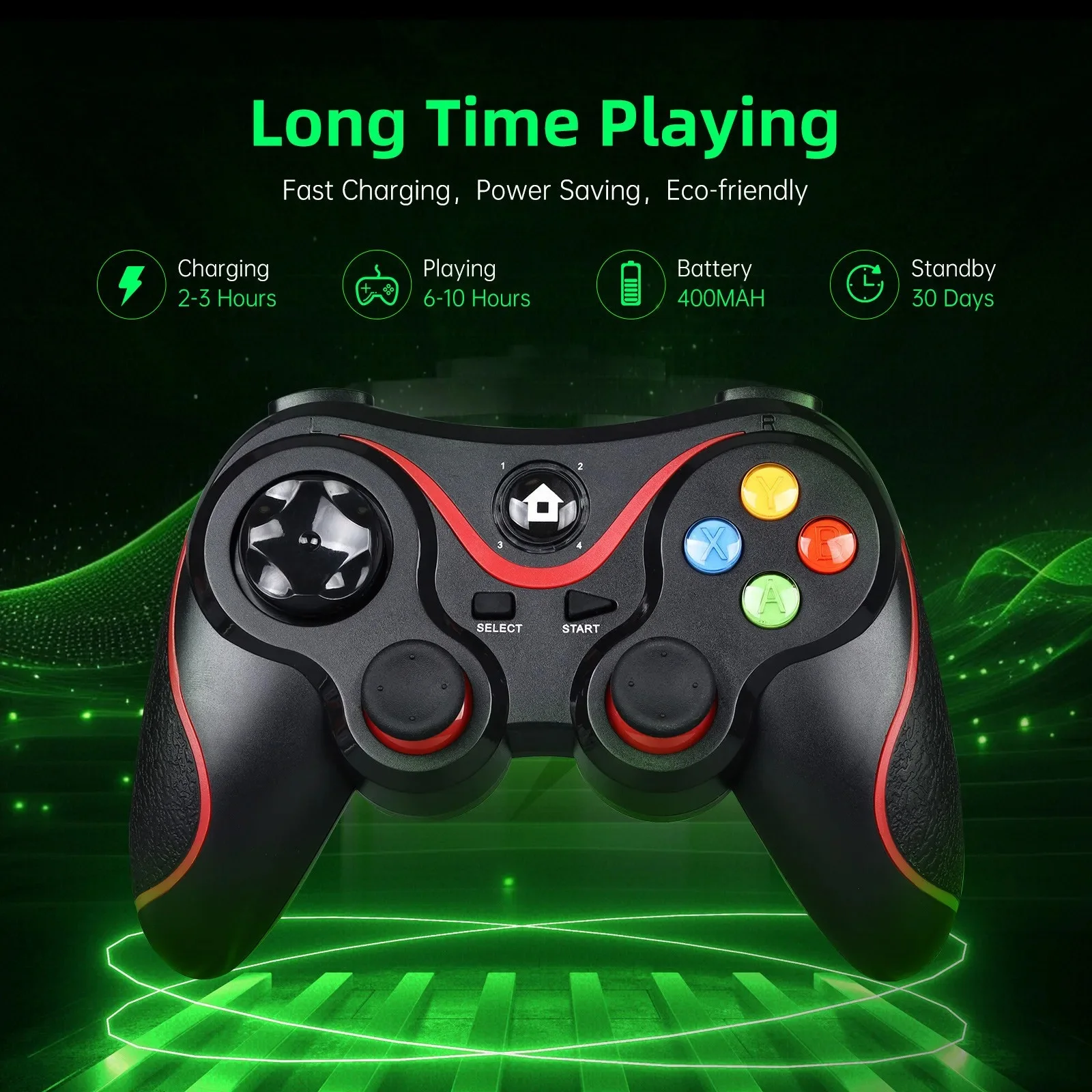 🎮 V8 Wireless Game Controller |  يد تحكم ألعاب بلوتوث للأندرويد