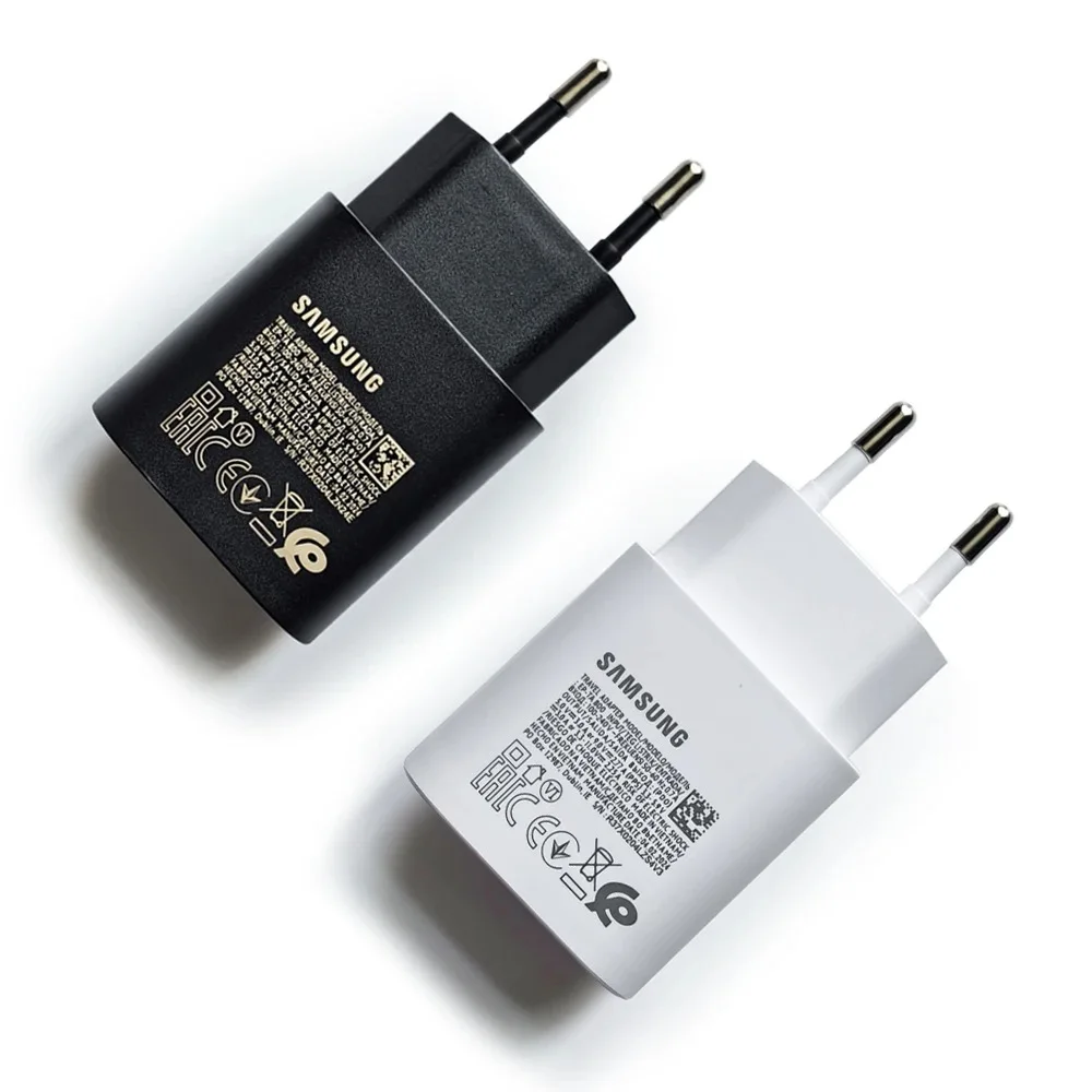 Samsung 25W Super Fast Charger ⚡ | شاحن سريع مع كابل Type-C للأندرويد و iPhone