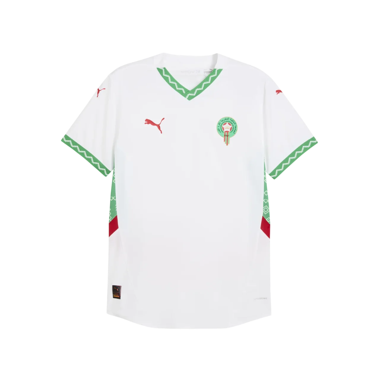 قميص المنتخب الوطني باللون الأبيض