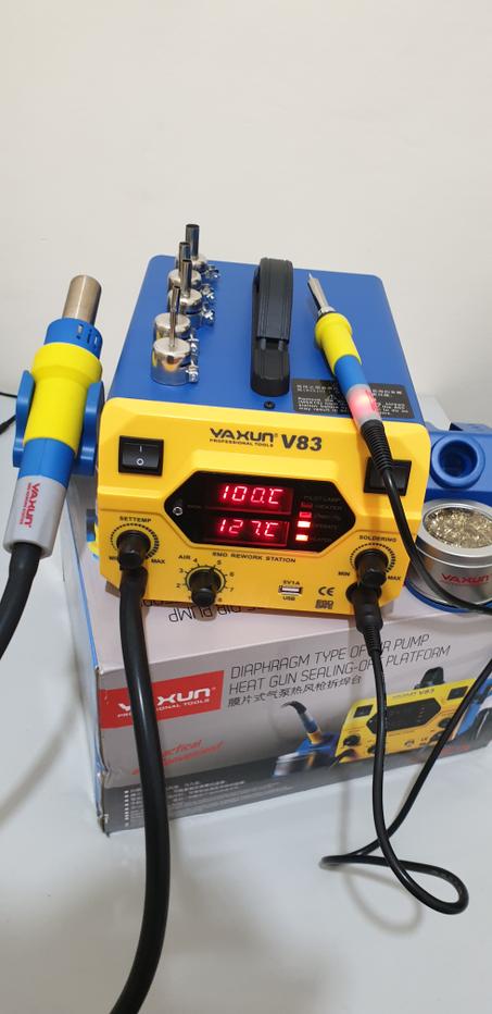 NEW YAXUN YX-V83 2 IN 1 High-Quality Hot Air