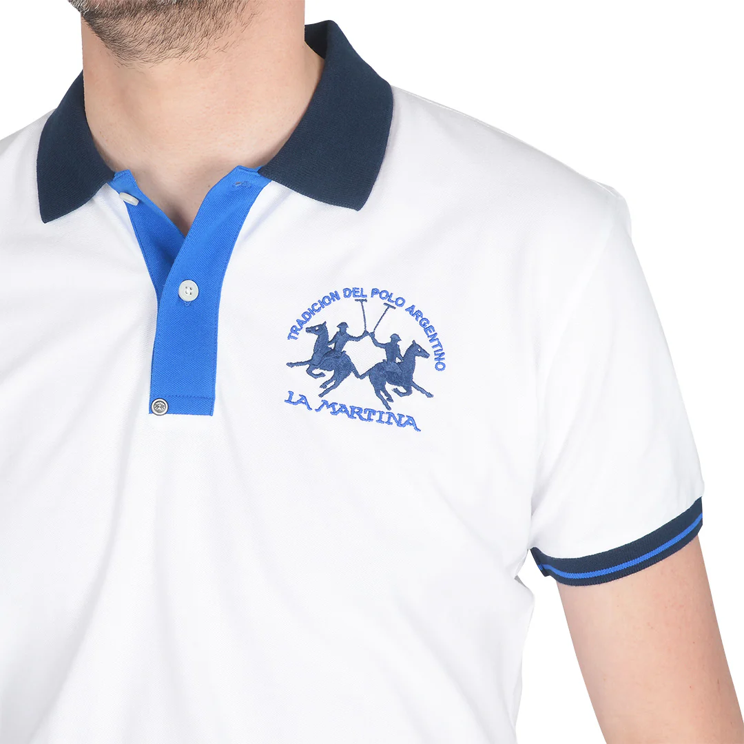 La Martina Original T-shirt Polo قميص NEW