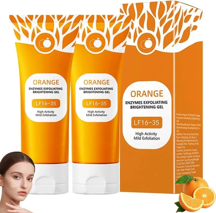 Gel Exfoliant à l'Orange — Peau Douce, Éclatante & Sans Imperfections | OFFRE 1+1 GRATUIT