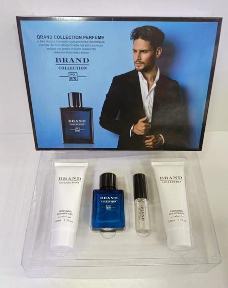✔ مجموعة عطور "Brand Collection" 👩 للنساء: أنوثة ورقي. 👨 للرجال: جاذبية وأناقة. 📦 المجموعة تشمل:  عطر مركز.  جل استحمام معطر.  عطر بحجم صغير للسفر. 😍