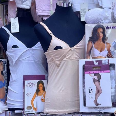 Débardeur cotton d'allaitement