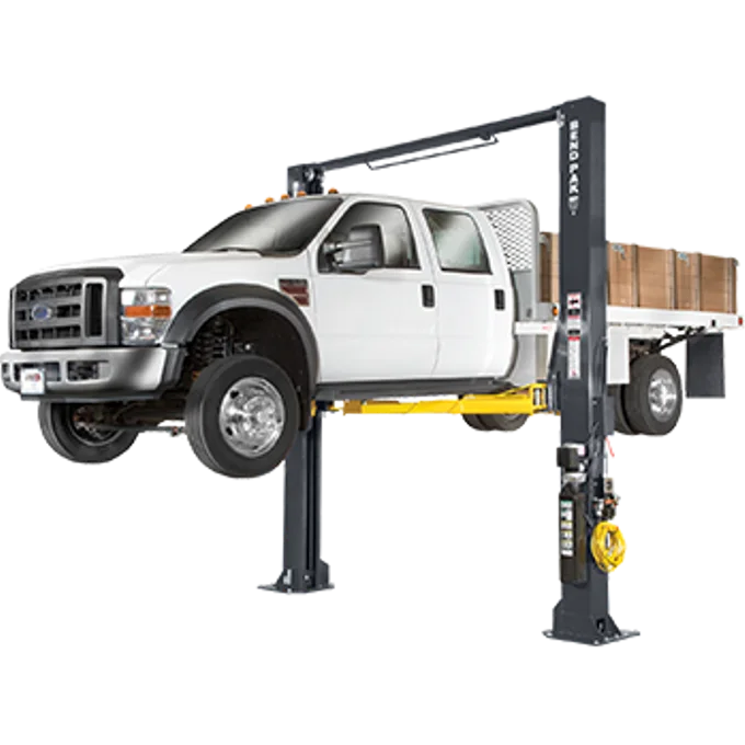 BendPak XPR-14CL-192 , 14,000 lb. capacity, ali certified clearfloor, triple-telescope arms-all four, Asymmetrical Lift