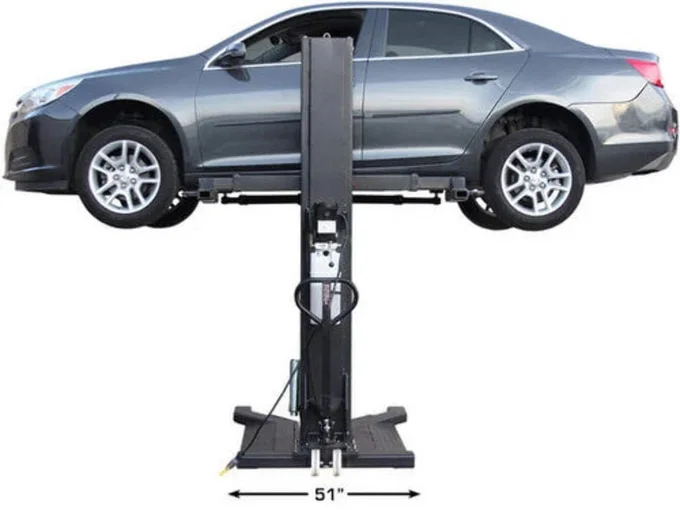 Atlas Equipment PSP-6000 6,000 lb. Capacity Portable Single Post Lift