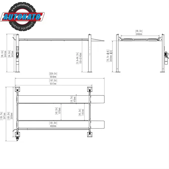 Katool KT-4H110 11,000lbs and KT-RJ50 Rolling Jack This Caster kit (set of 4)