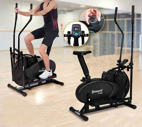 Vélo Elliptique DYNAMIC Multifonction : Entraînement Cardio et Renforcement Musculaire