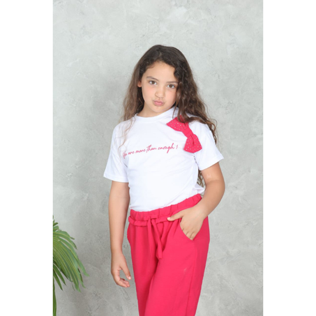 Ensemble fille (t-shirt et pantalon)