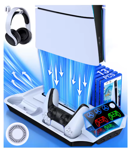 حامل وقاعدة تبريد لجميع أجهزة بلاي ستيشن5