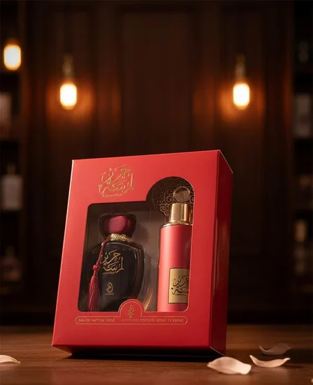 حرير لمسة  ( عطر 100 مل & بخاخ 200 مل )