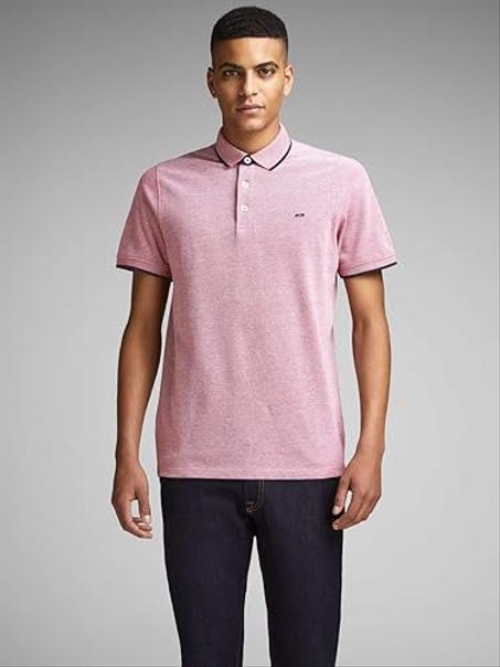 جاك اند جونز تي شيرت بولو باكمام قصيرة للرجال من جيباولوس