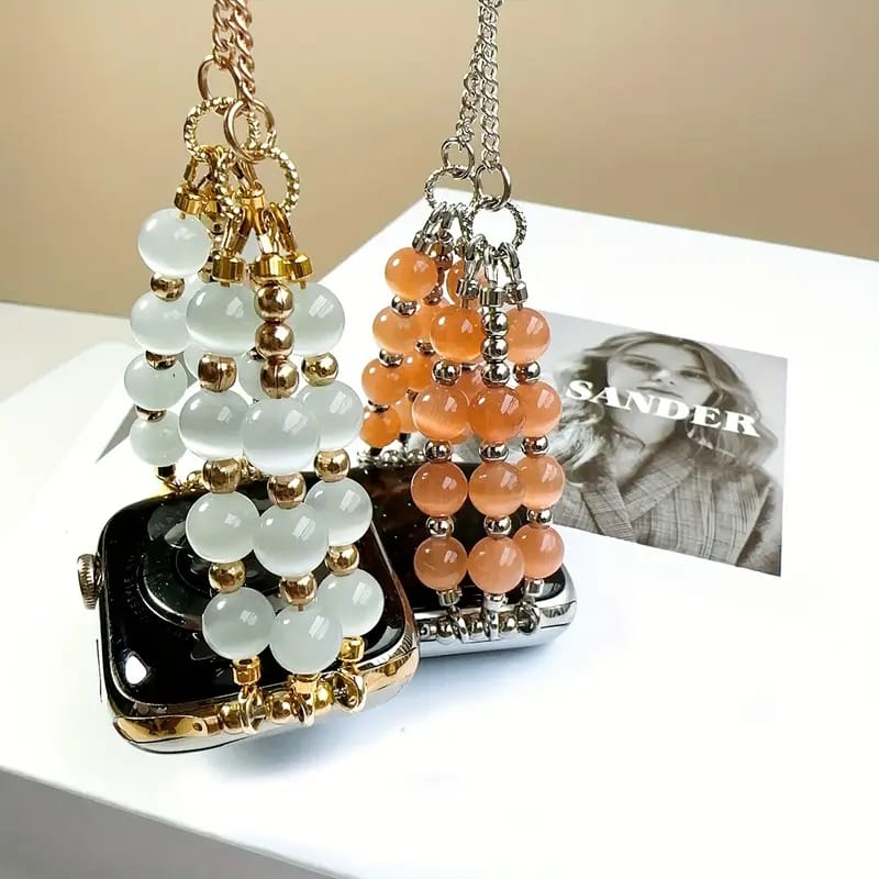 An elegant and beautiful watch chain featuring a cat