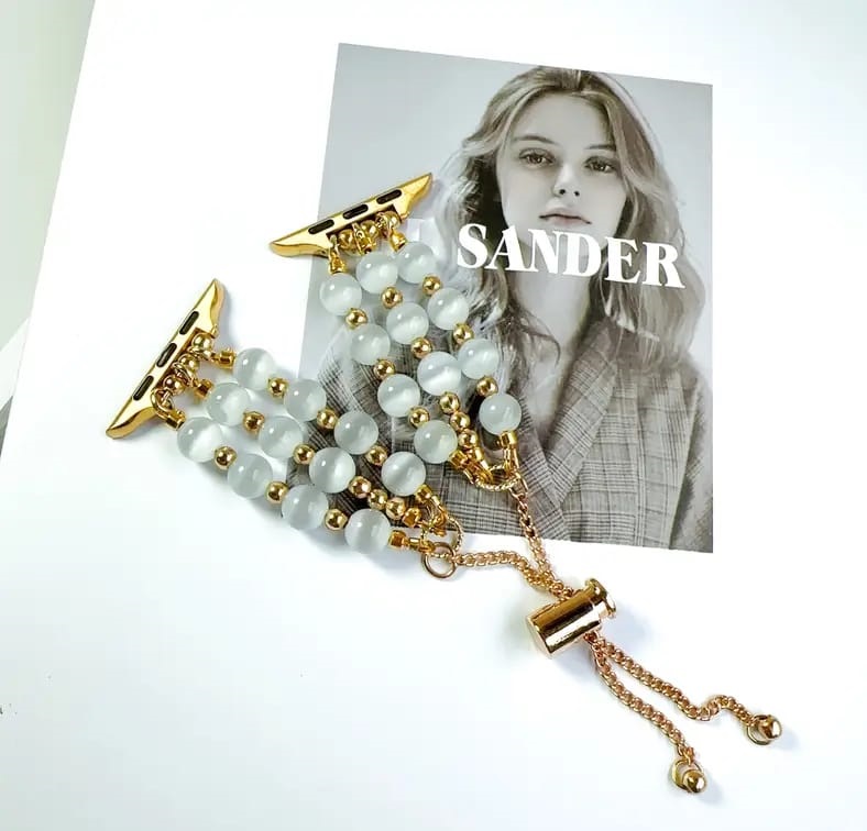 An elegant and beautiful watch chain featuring a cat