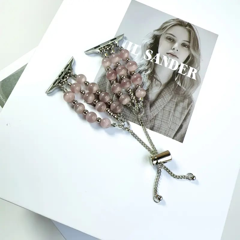 An elegant and beautiful watch chain featuring a cat