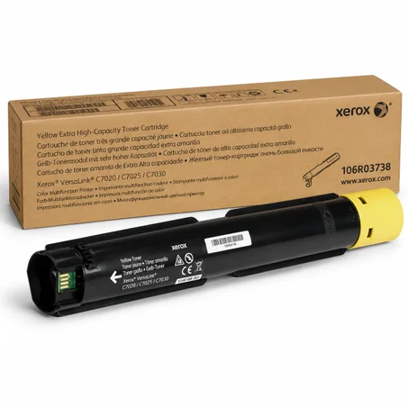 Toner Jaune Xerox Originale Extra Haute Capacité 106R03738 – VersaLink C7020/C7025/C7030