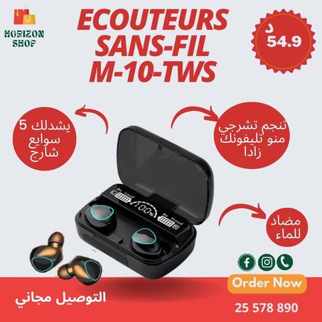 Ecouteurs sans-fil M-10-TWS