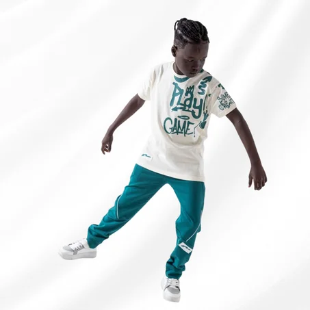 لباس رياضي  من 9 ل 13 سنة  أزرق