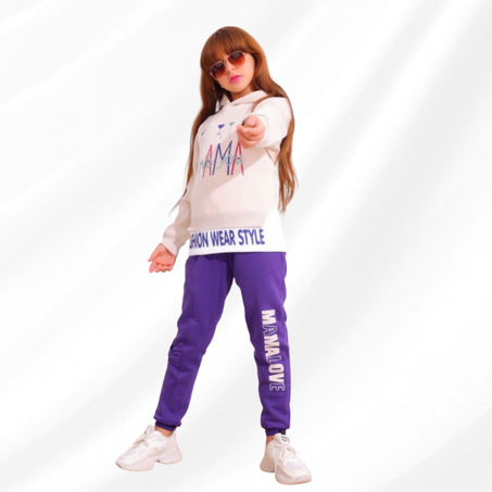 الإطلالة رقم 2 – الستايل الرياضي العصري للبنات 💜