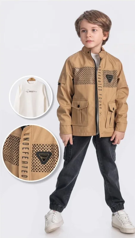 لبسة كاملة  للأولاد  للعيد بستيل عصري – مستورد من تركيا