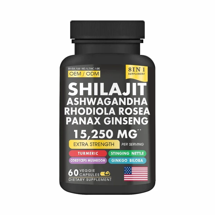 ASHWAGANDHA, SHILAJIT, GINSENG Capsules
