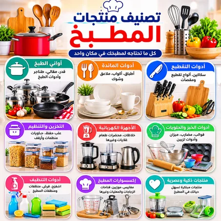 كل ما يحتاجه مطبخك