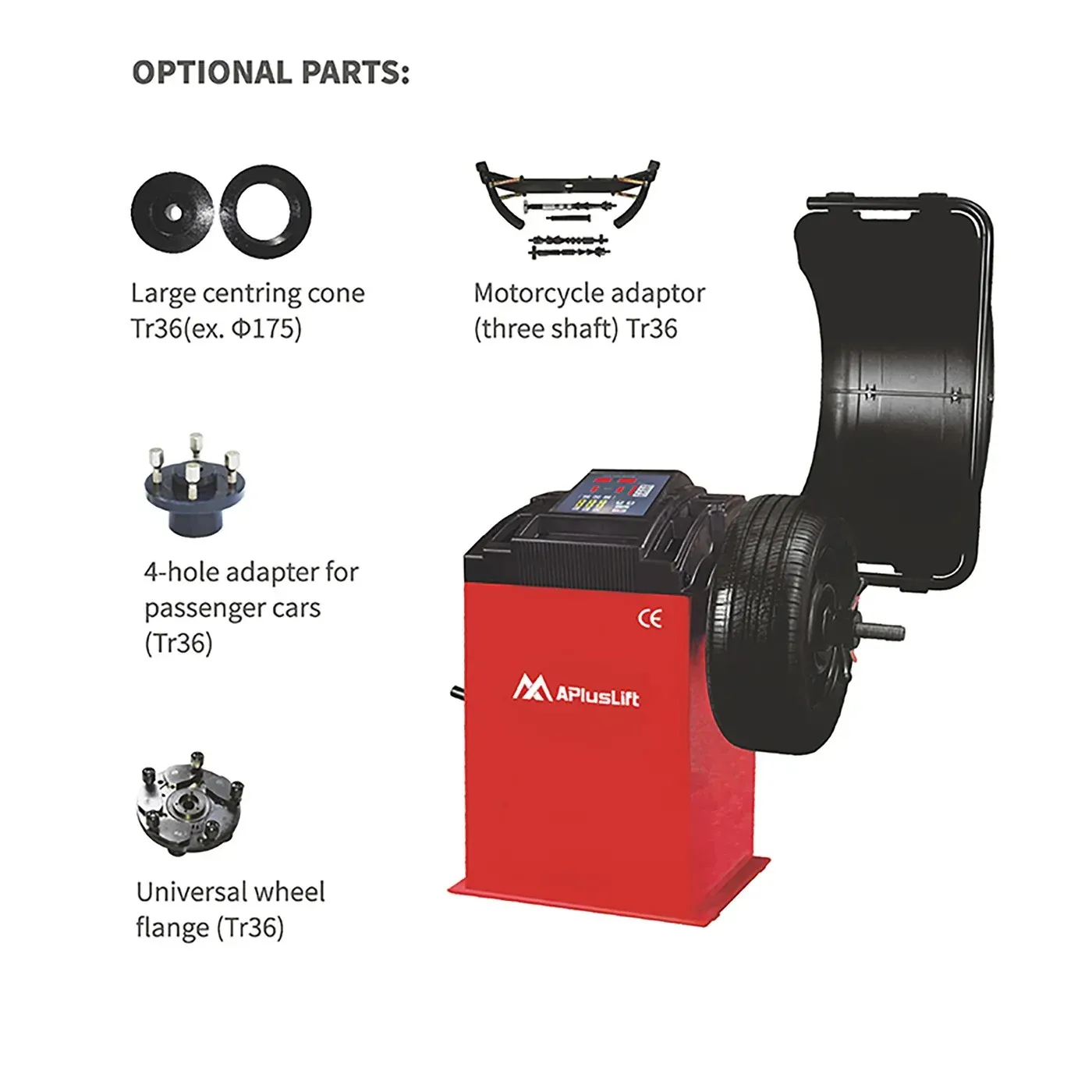 THA-28 Tire Wheel Changer and WBS-500 Tire Wheel Balancer Combo
