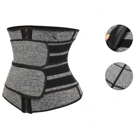 حزام الخصر الرمادي