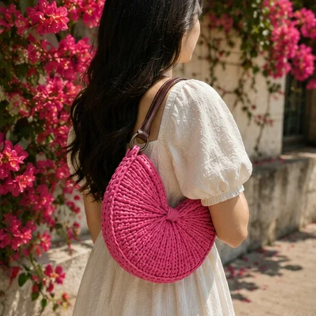 Crochet Bag Pattern PDF  Crochet Purse Pattern  Hobo Bag Pattern  Handmade Shoulder Handbag Tutorial  Beginner Friendly Crochet PDF